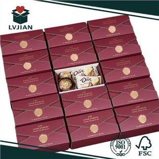 Csokoládé csomag papírdoboz